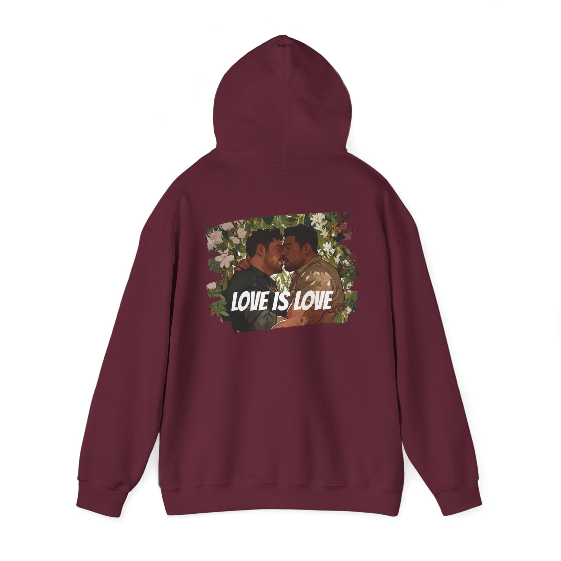 Love Is Love - Bears - Unisex Hoodie - Hoodie - Heather Navy - The Lucky Wombat