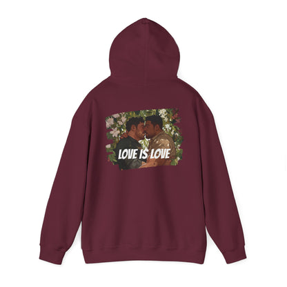 Love Is Love - Bears - Unisex Hoodie - Hoodie - Heather Navy - The Lucky Wombat