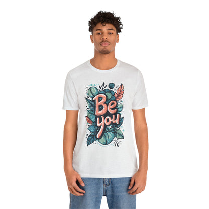 Leaves Be you - Unisex T-shirt - T-Shirt - The Lucky Wombat