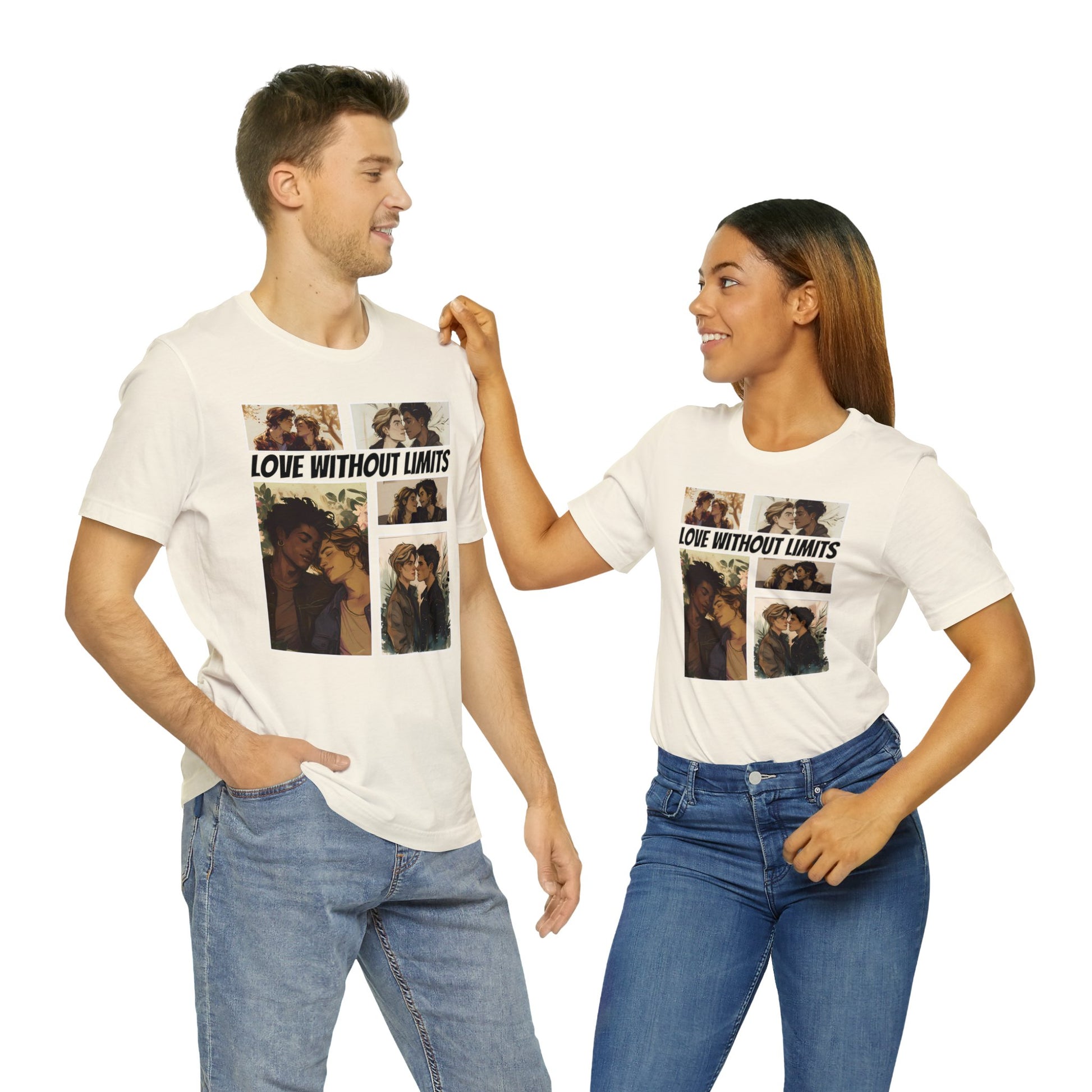 Love Without Limits - Boys - Unisex T-Shirt - T-Shirt - Natural The Lucky Wombat