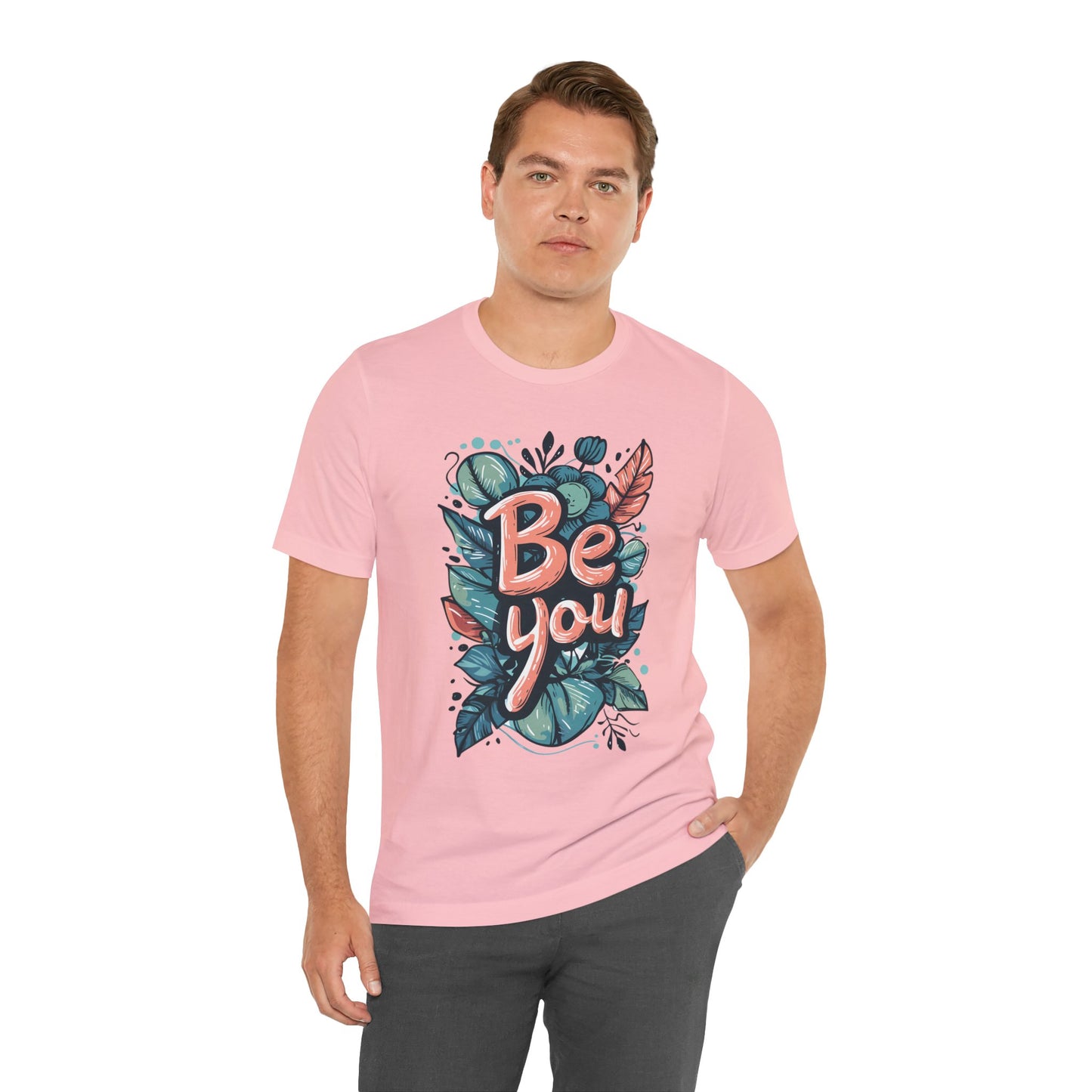 Leaves Be you - Unisex T-shirt - T-Shirt - The Lucky Wombat