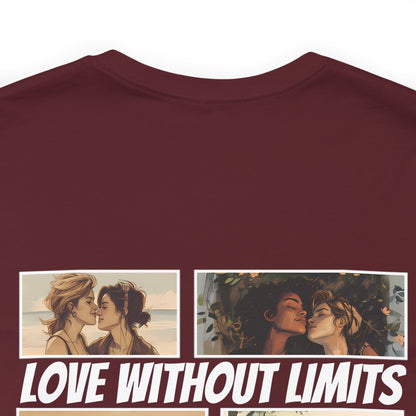 Love Without Limits - Girls - Unisex T-Shirt - T-Shirt - Maroon - | The Lucky Wombat