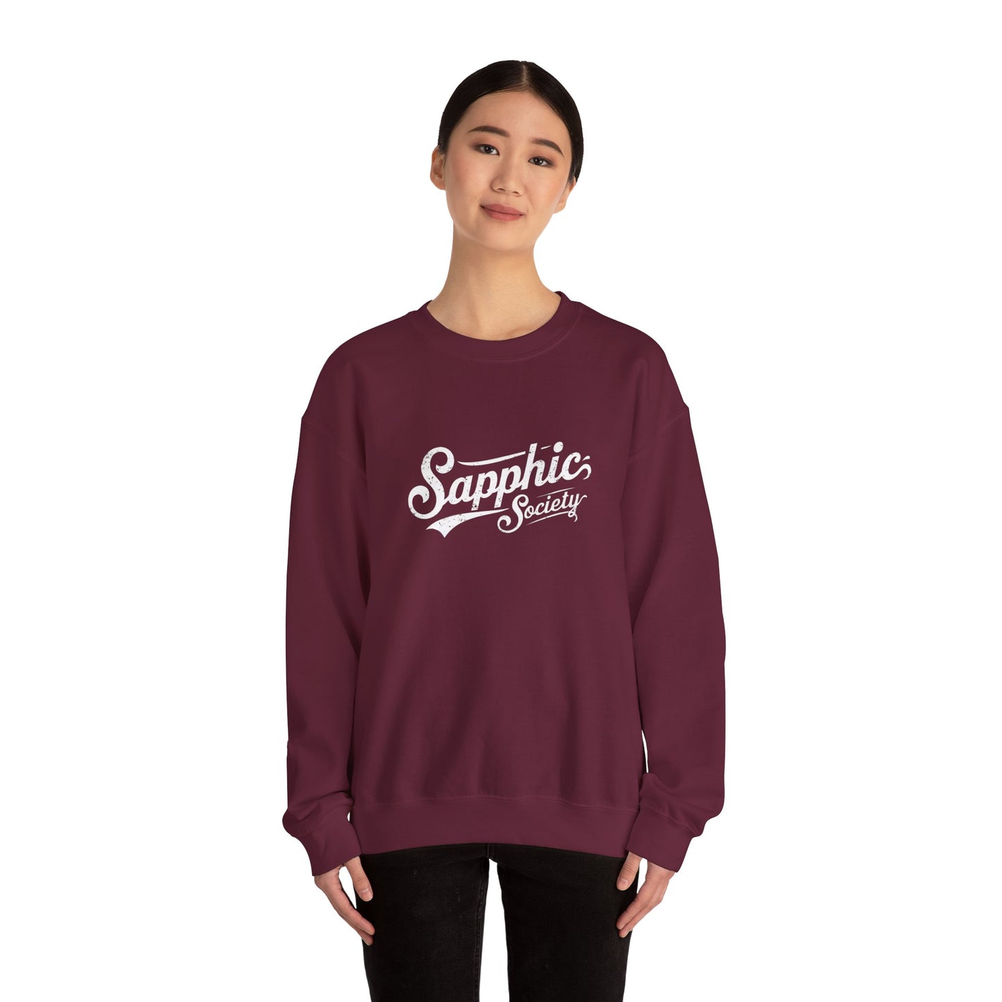 Sapphic Society Sweatshirt - Sweatshirt - The Lucky Wombat