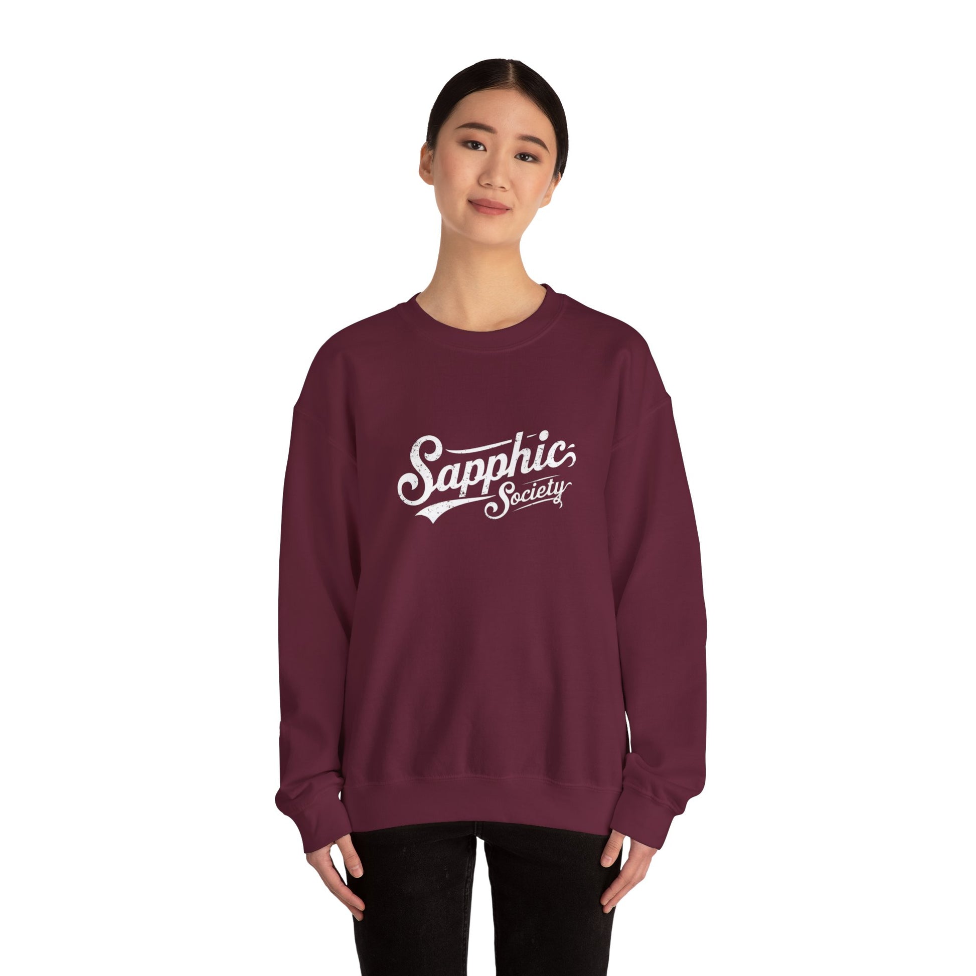 Sapphic Society Sweatshirt - Sweatshirt - The Lucky Wombat