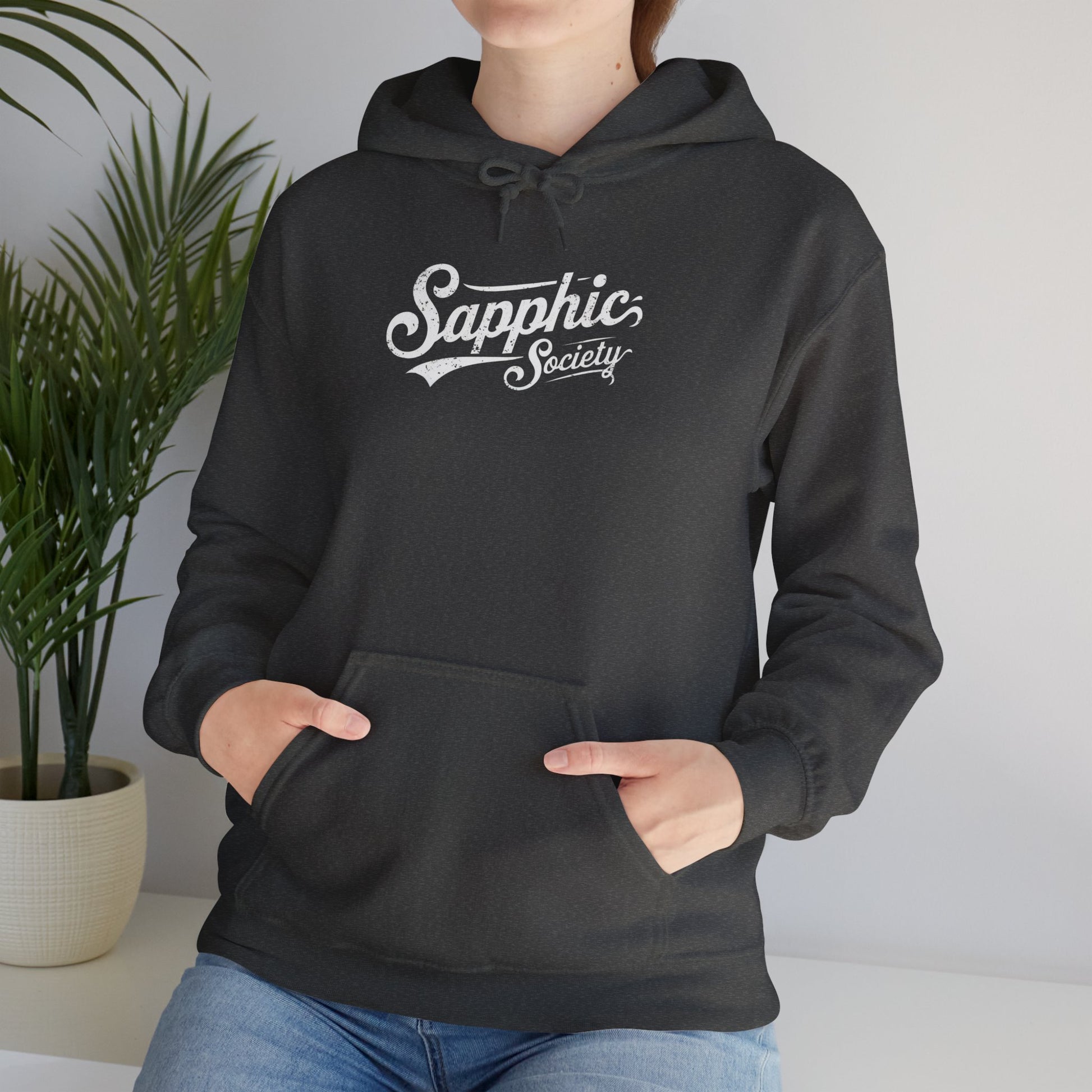 Sapphic Society Hoodie - Hoodie - The Lucky Wombat