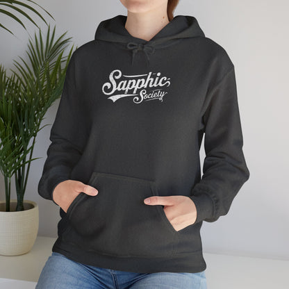 Sapphic Society Hoodie - Hoodie - The Lucky Wombat