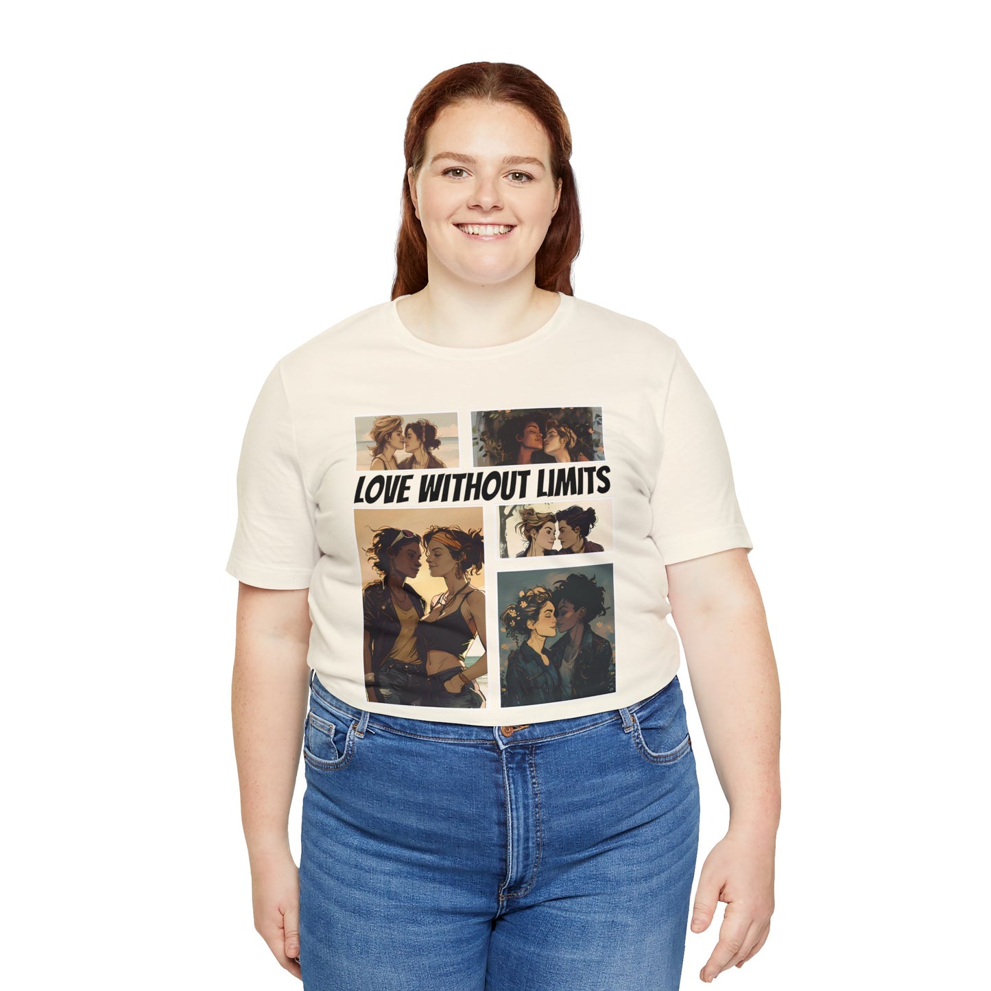 Love Without Limits - Girls - Unisex T-Shirt - T-Shirt - Natural - | The Lucky Wombat