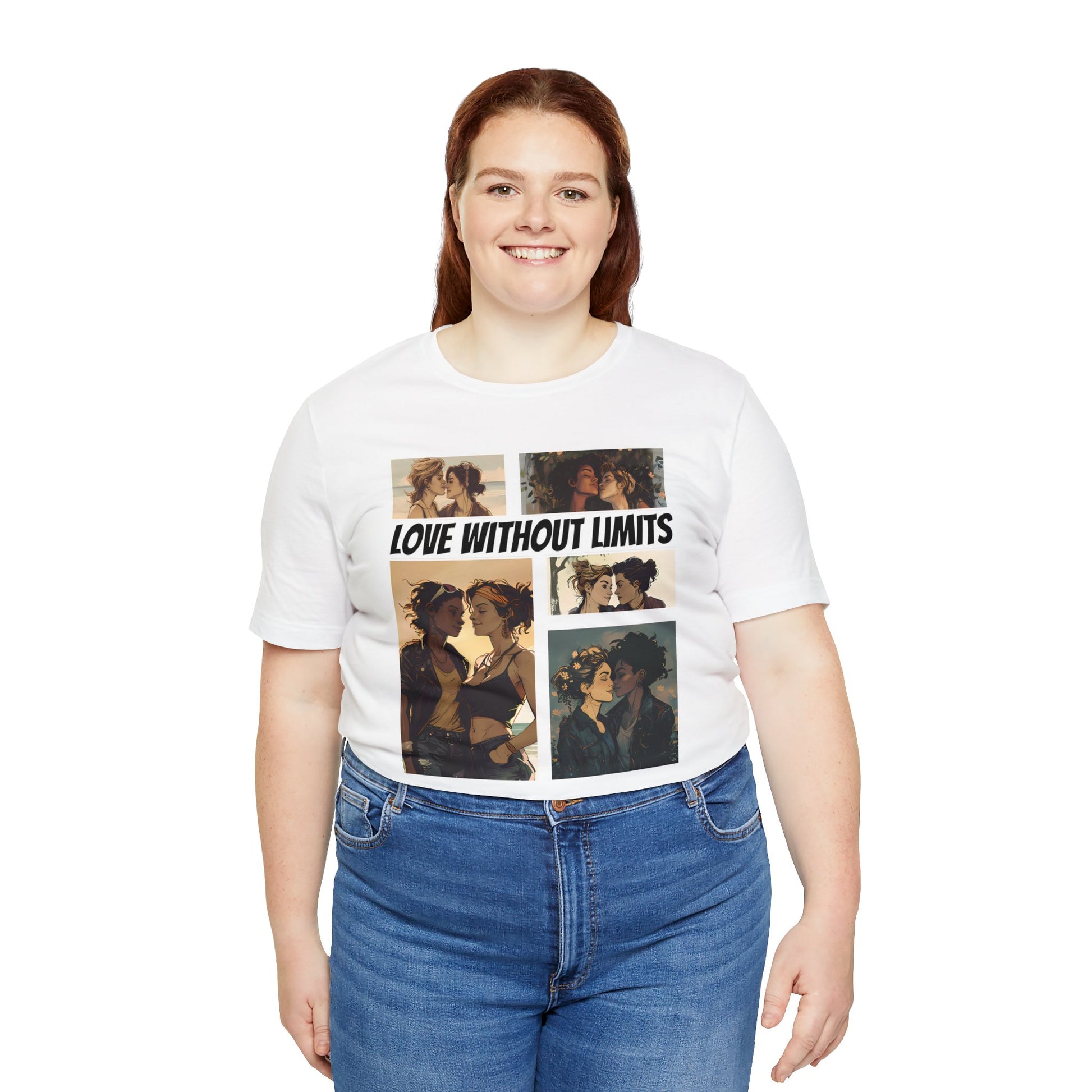 Love Without Limits - Girls - Unisex T-Shirt - T-Shirt - White - | The Lucky Wombat