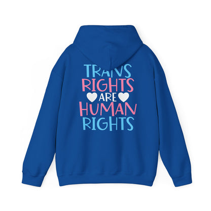 Trans Rights are Human Rights Hoodie - Hoodie - The Lucky Wombat