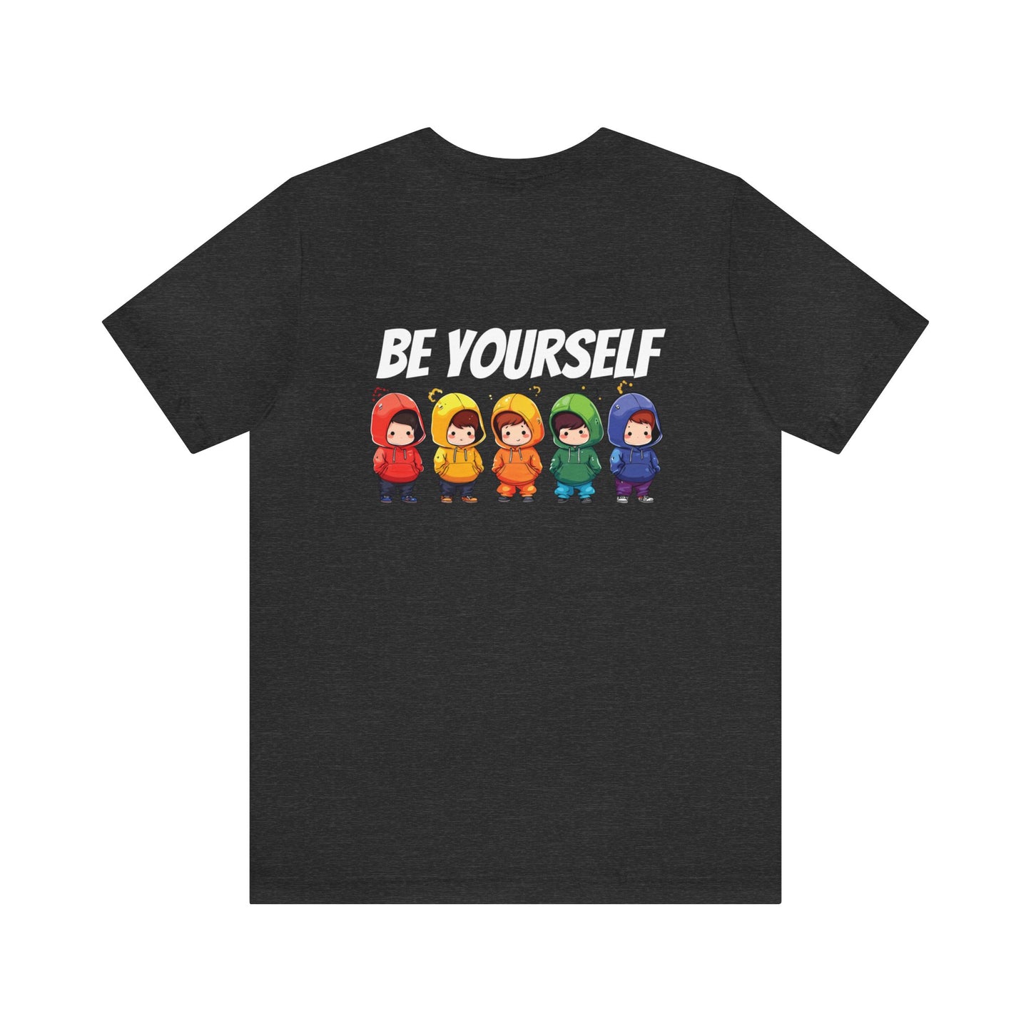 Cutties in Hoodies - Unisex T-Shirt - T-Shirt - Dark Grey Heather - The Lucky Wombat