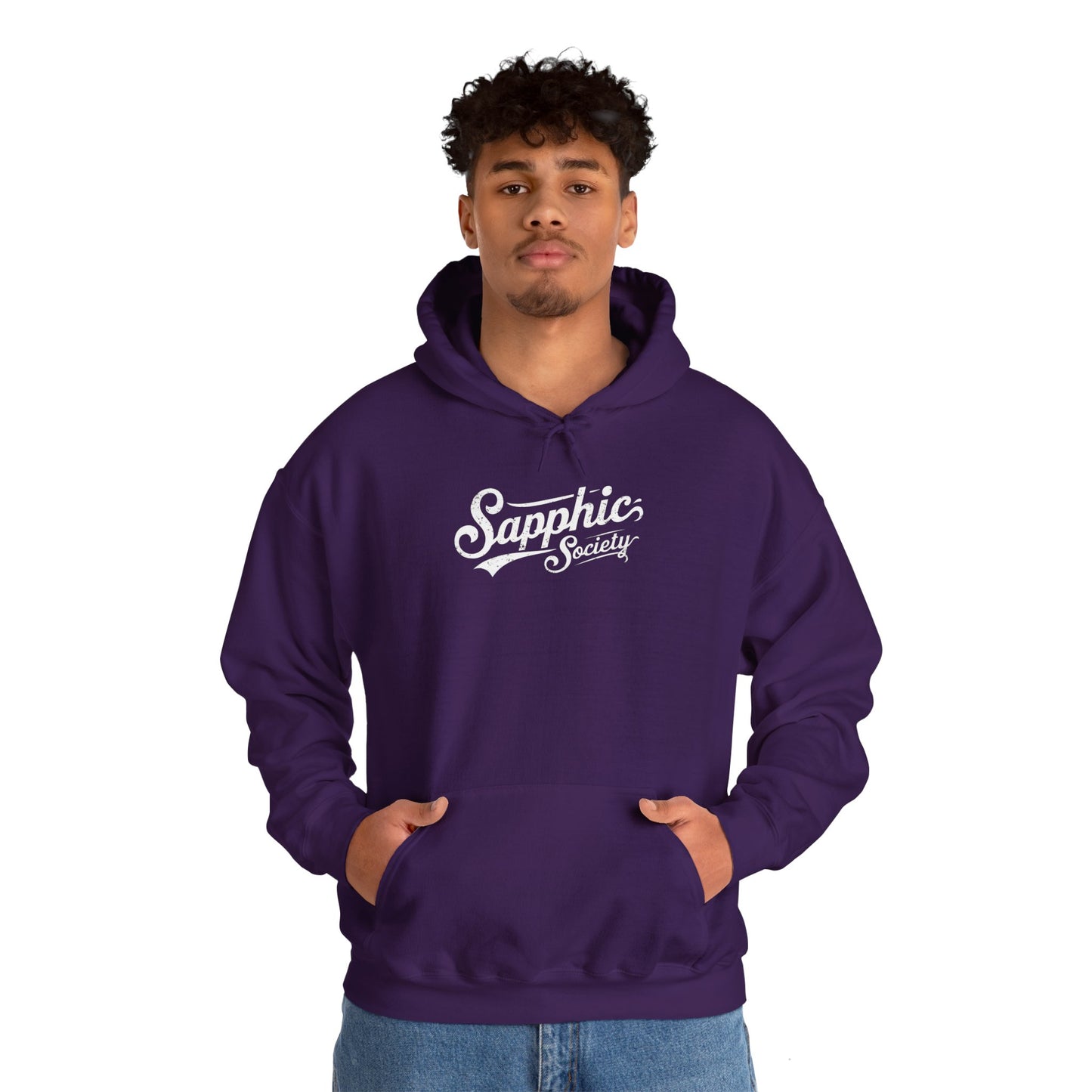 Sapphic Society Hoodie - Hoodie - The Lucky Wombat