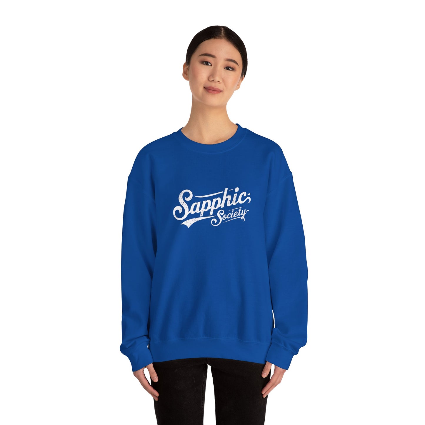 Sapphic Society Sweatshirt - Sweatshirt - The Lucky Wombat
