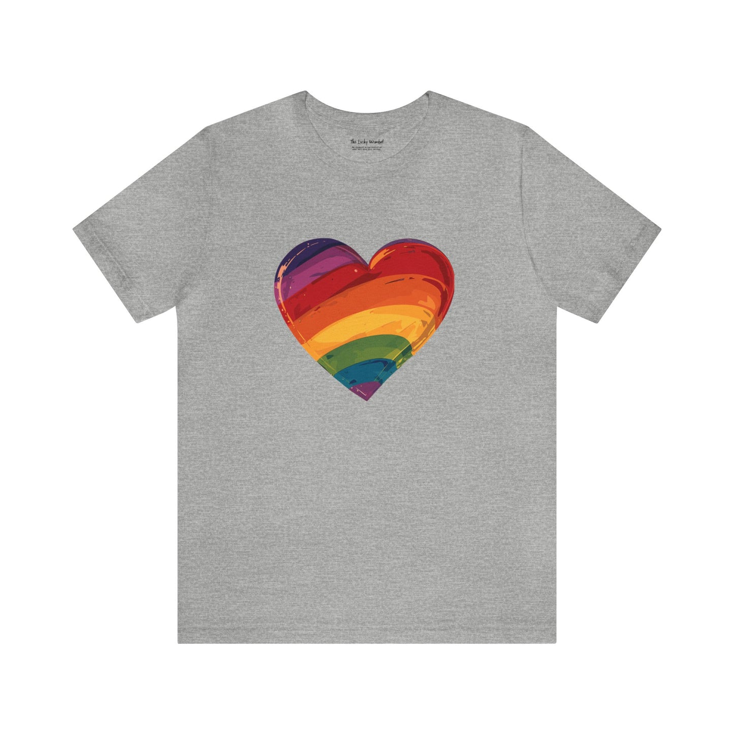 Cartoon Rainbow Heart - Unisex T-shirt