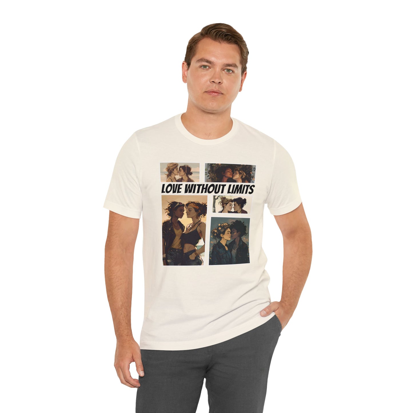 Love Without Limits - Girls - Unisex T-Shirt - T-Shirt - Natural - | The Lucky Wombat