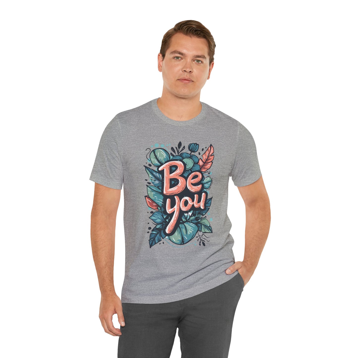 Leaves Be you - Unisex T-shirt - T-Shirt - The Lucky Wombat