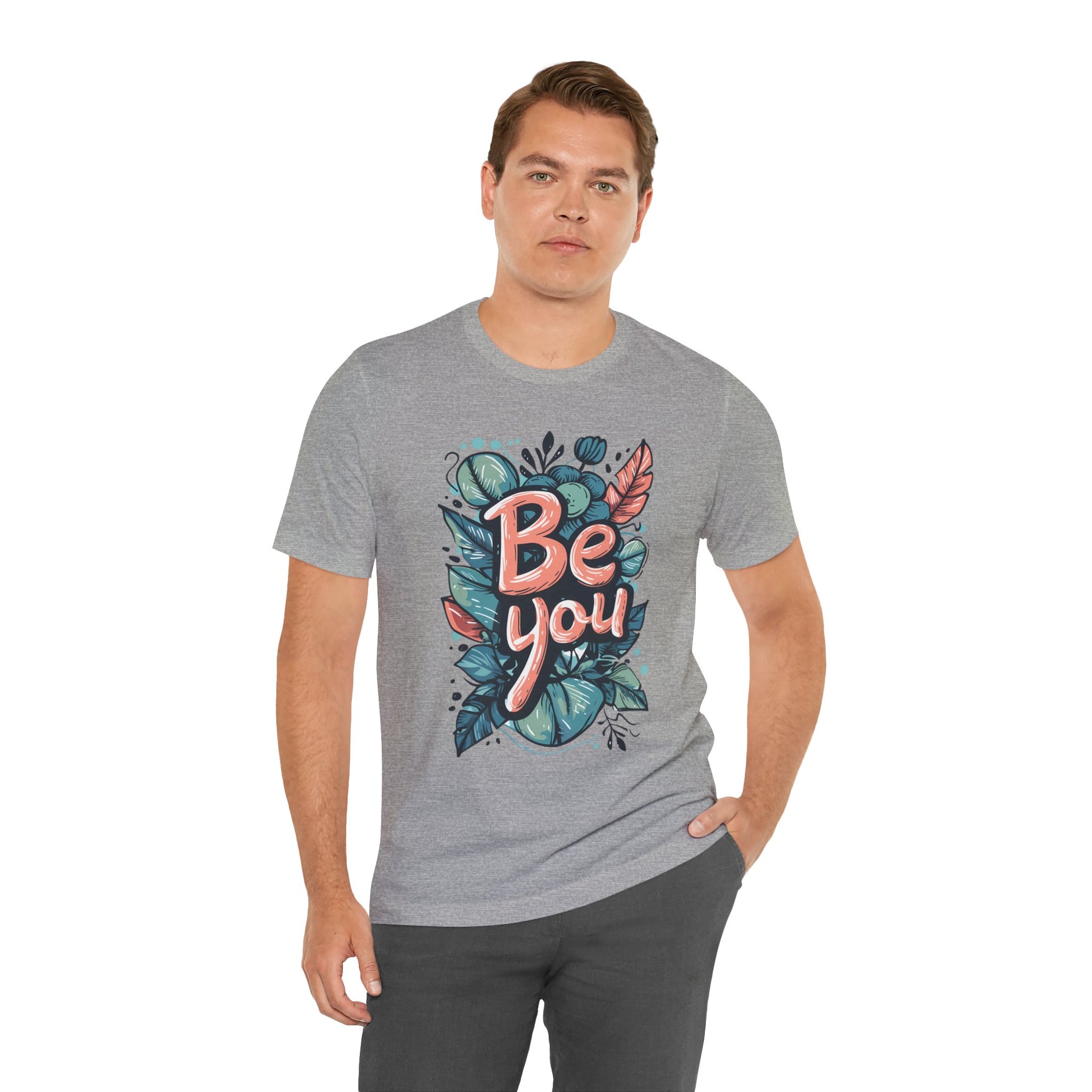 Leaves Be you - Unisex T-shirt - T-Shirt - The Lucky Wombat