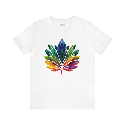 Rainbow-coloured Leaf - Unisex T-shirt