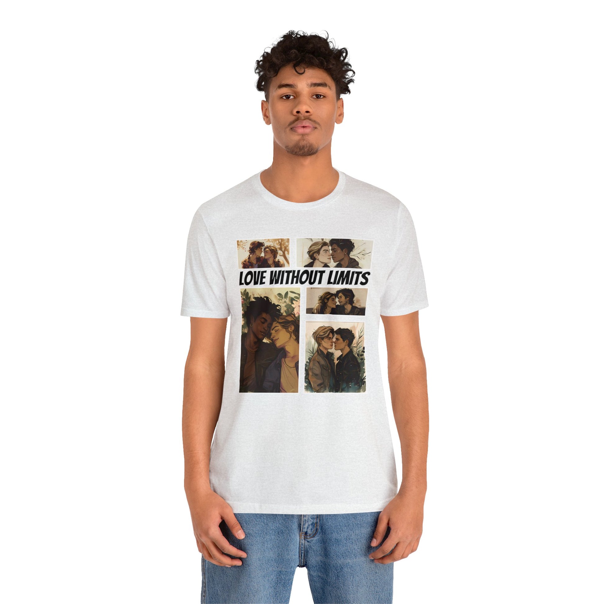 Love Without Limits - Boys - Unisex T-Shirt - T-Shirt - Ash The Lucky Wombat