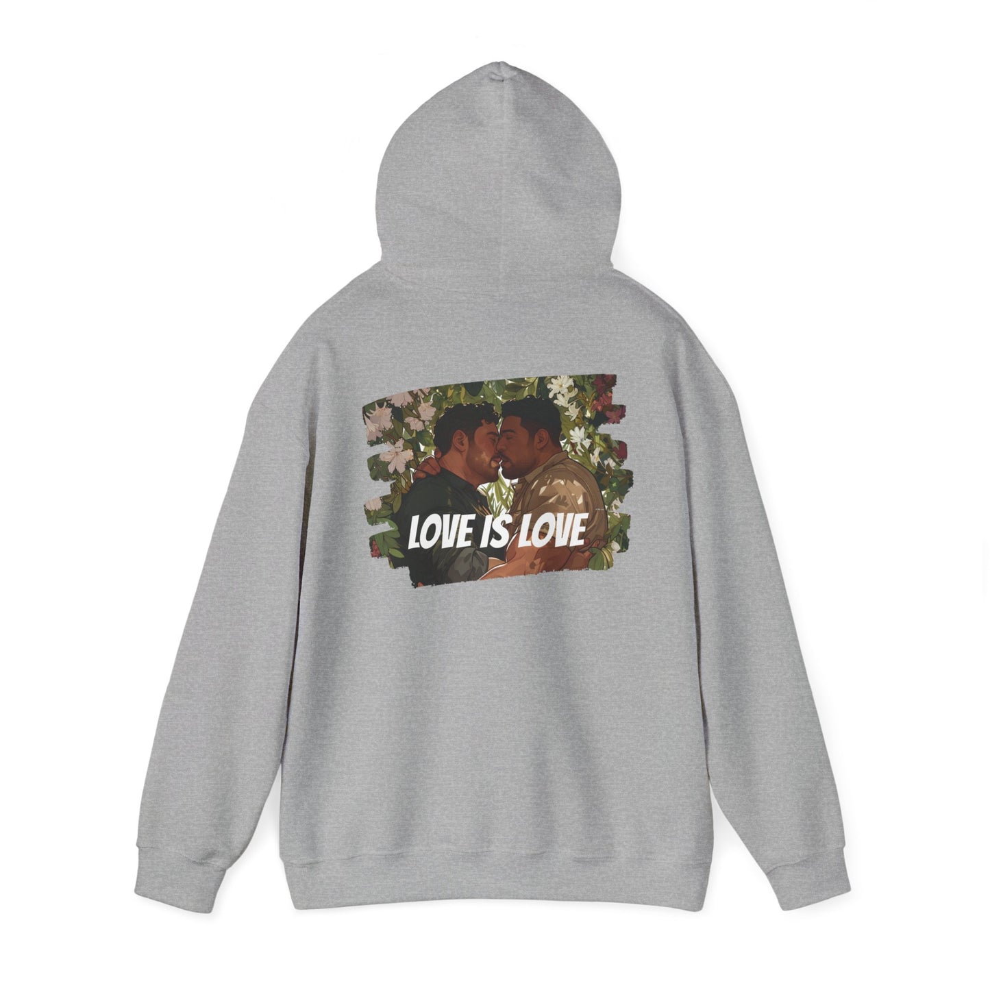 Love Is Love - Bears - Unisex Hoodie - Hoodie - Heather Navy - The Lucky Wombat
