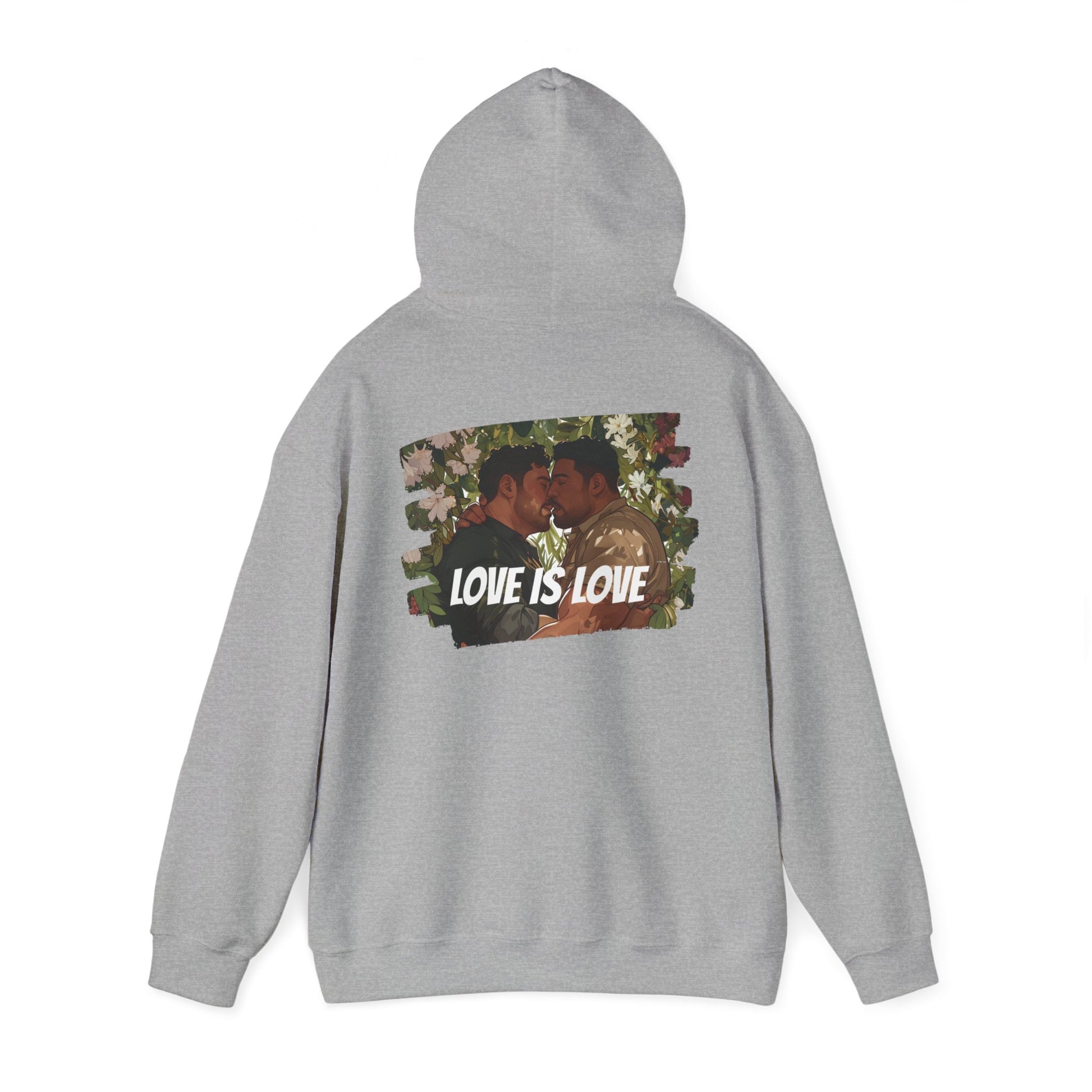 Love Is Love - Bears - Unisex Hoodie - Hoodie - Heather Navy - The Lucky Wombat
