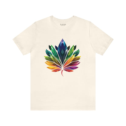 Rainbow-coloured Leaf - Unisex T-shirt