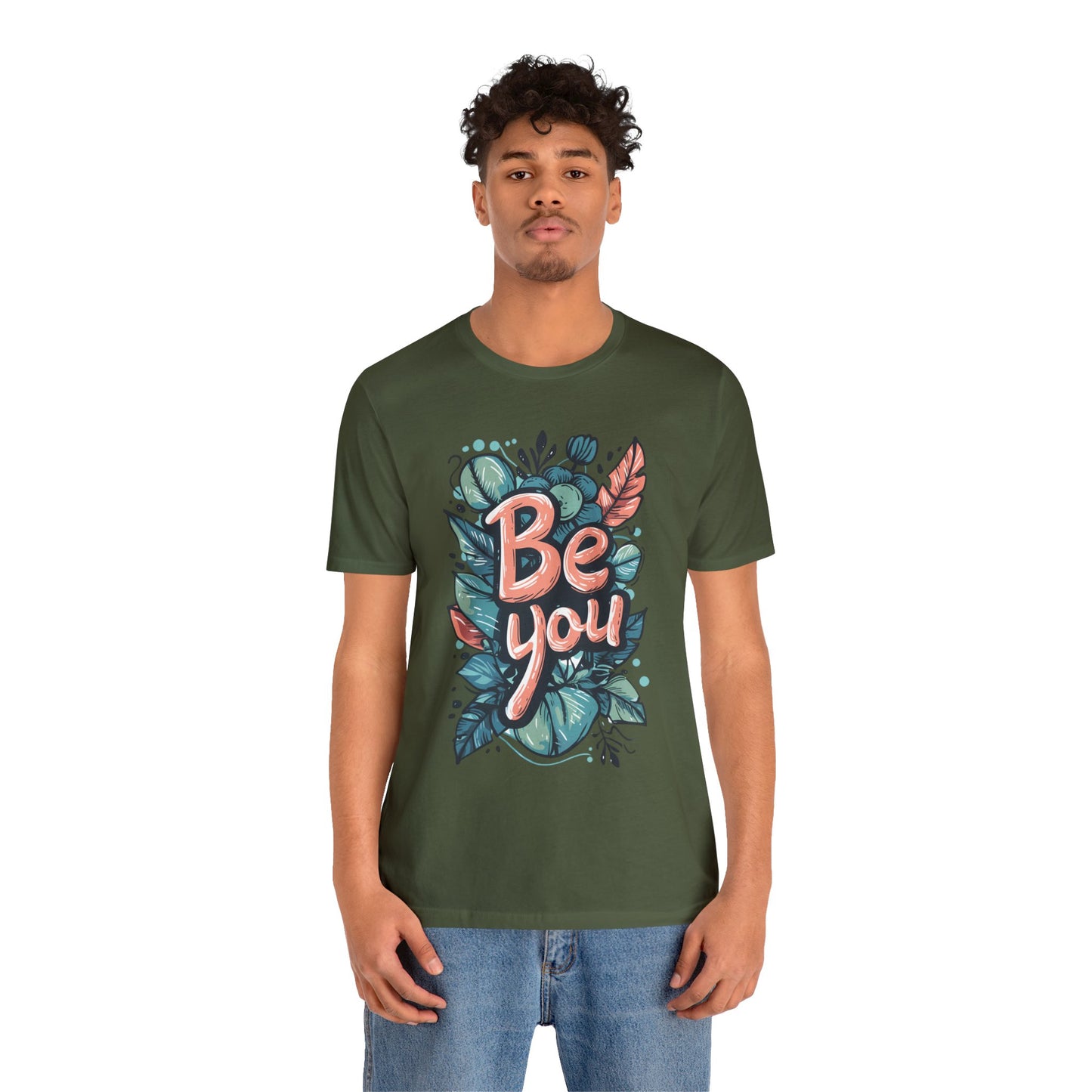 Leaves Be you - Unisex T-shirt - T-Shirt - The Lucky Wombat