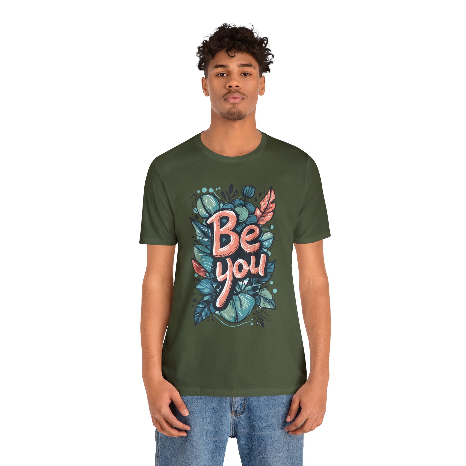 Leaves Be you - Unisex T-shirt - T-Shirt - The Lucky Wombat