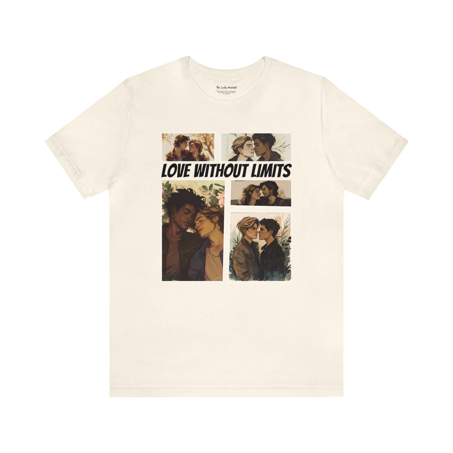 Love Without Limits - Boys - Unisex T-Shirt - T-Shirt - Natural The Lucky Wombat