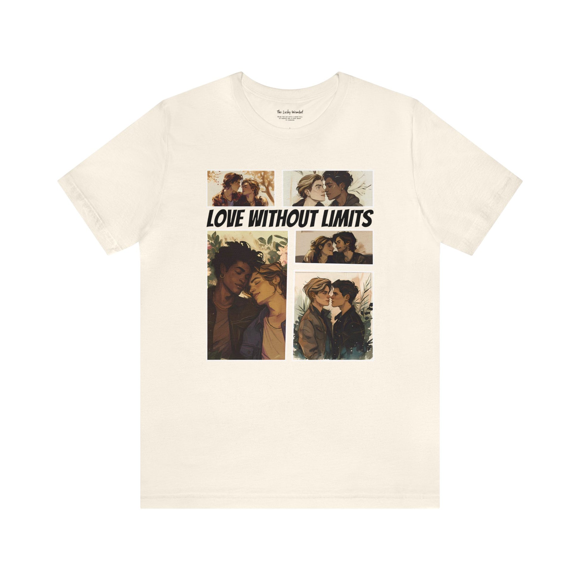 Love Without Limits - Boys - Unisex T-Shirt - T-Shirt - Natural The Lucky Wombat