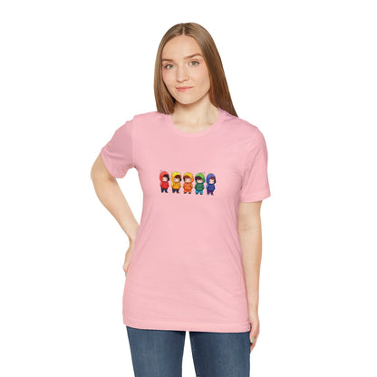 Cutties in Hoodies - Unisex T-Shirt - T-Shirt - Pink - The Lucky Wombat