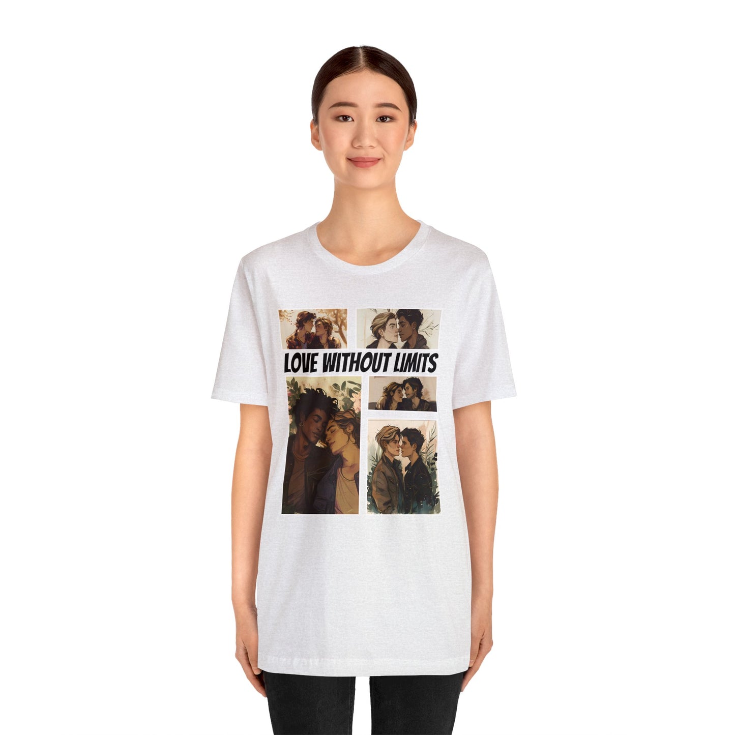 Love Without Limits - Boys - Unisex T-Shirt - T-Shirt - Ash The Lucky Wombat