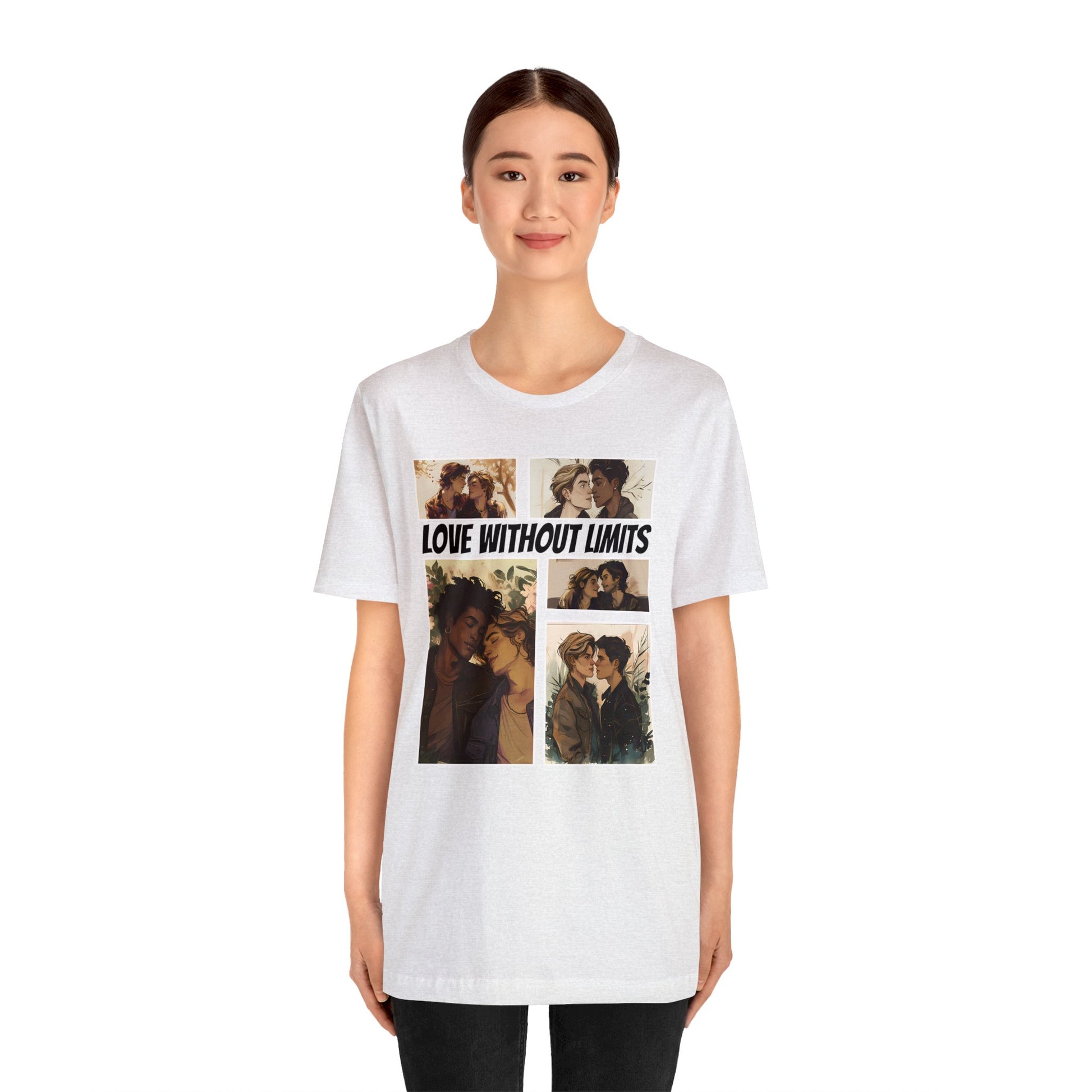 Love Without Limits - Boys - Unisex T-Shirt - T-Shirt - Ash The Lucky Wombat