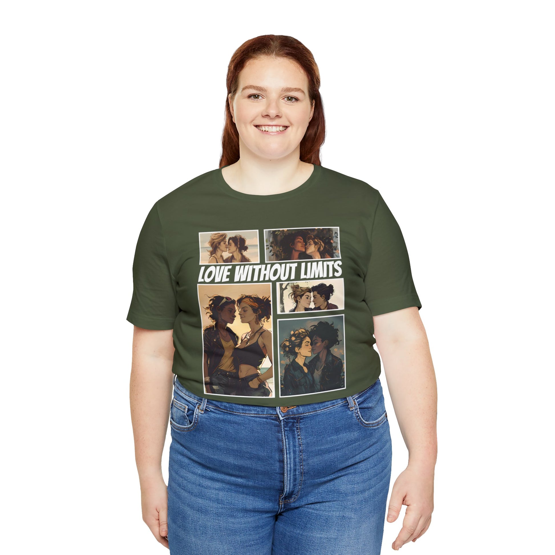 Love Without Limits - Girls - Unisex T-Shirt - T-Shirt - Ash - | The Lucky Wombat