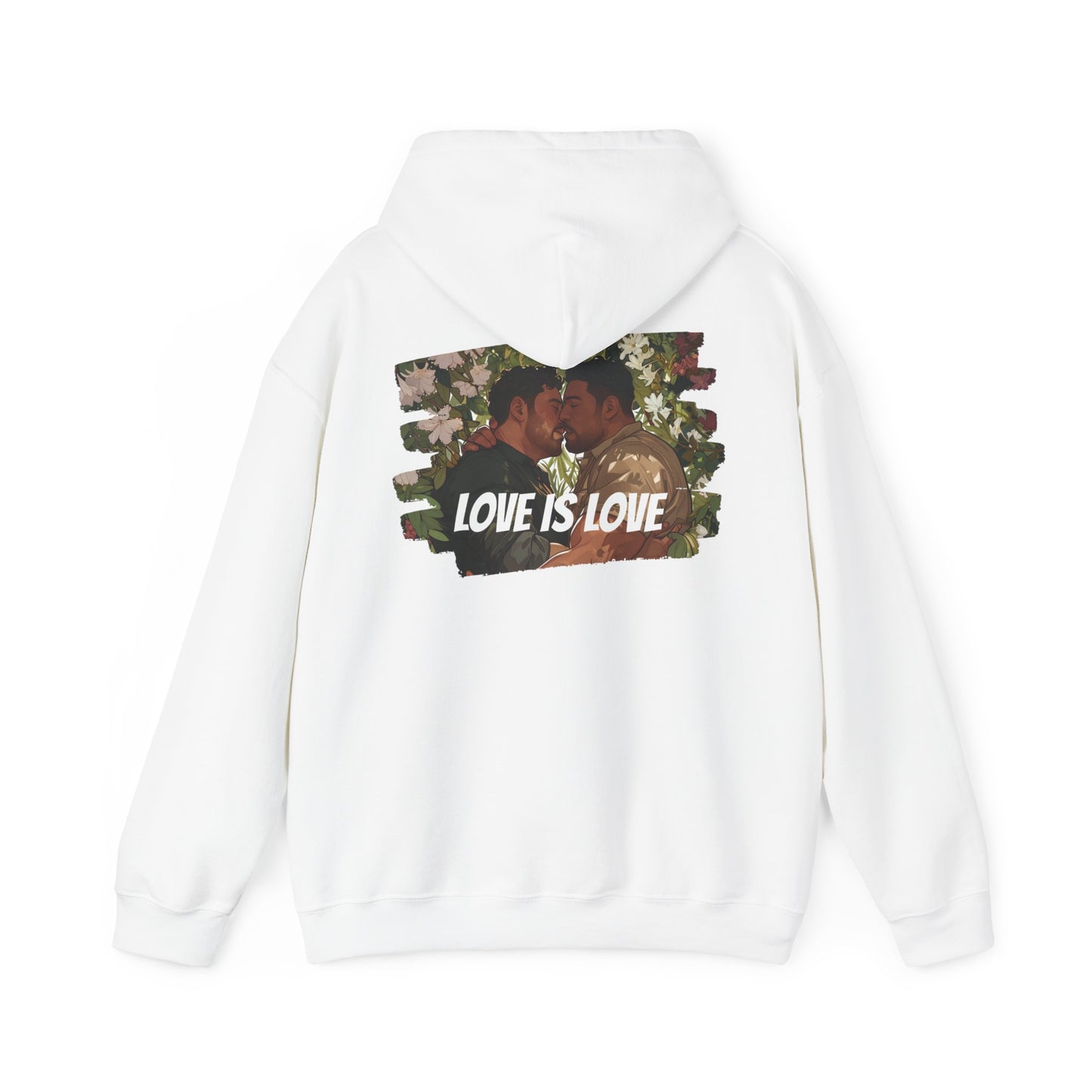 Love Is Love - Bears - Unisex Hoodie - Hoodie - Heather Navy - The Lucky Wombat