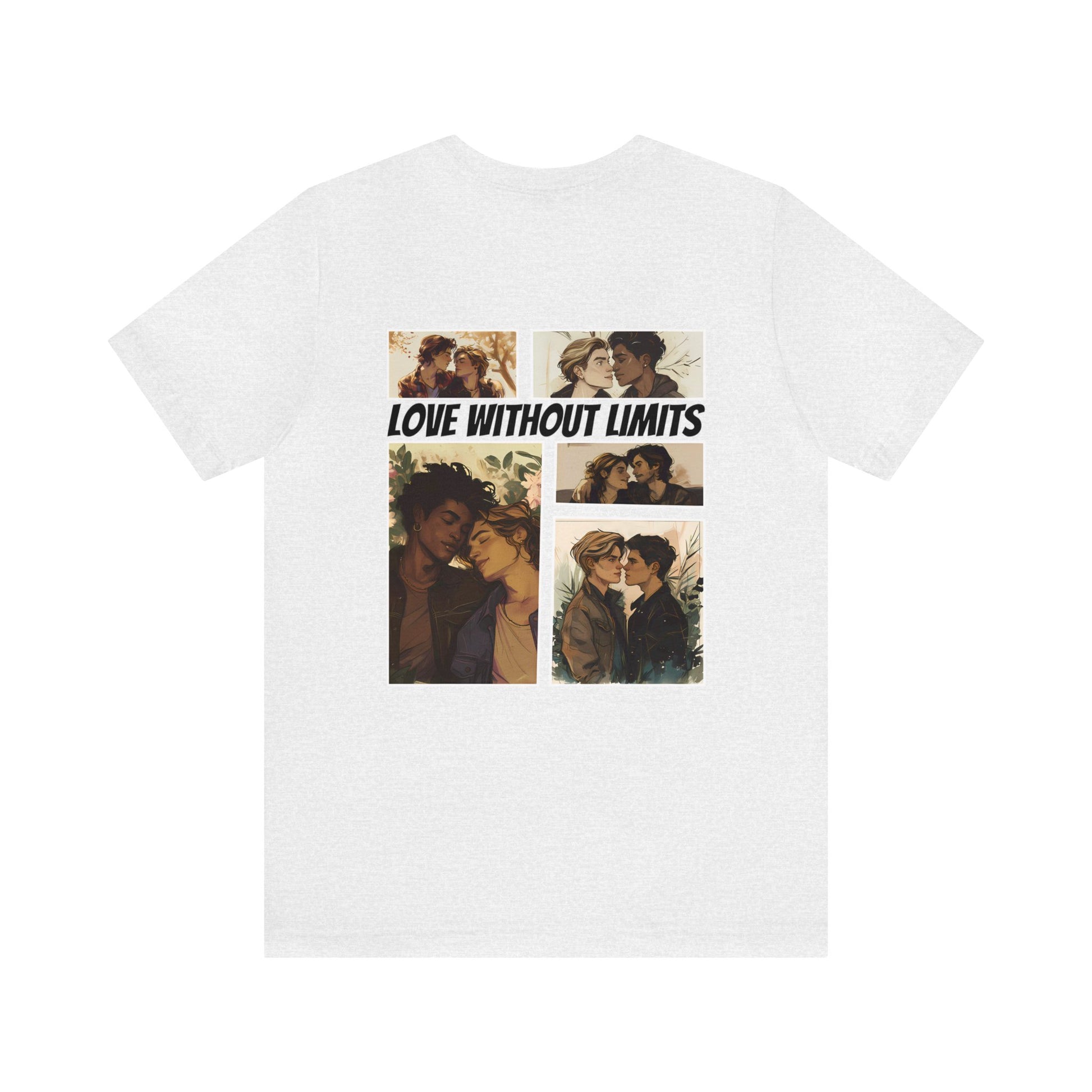 Love Without Limits - Boys - Unisex T-Shirt - T-Shirt - Ash The Lucky Wombat