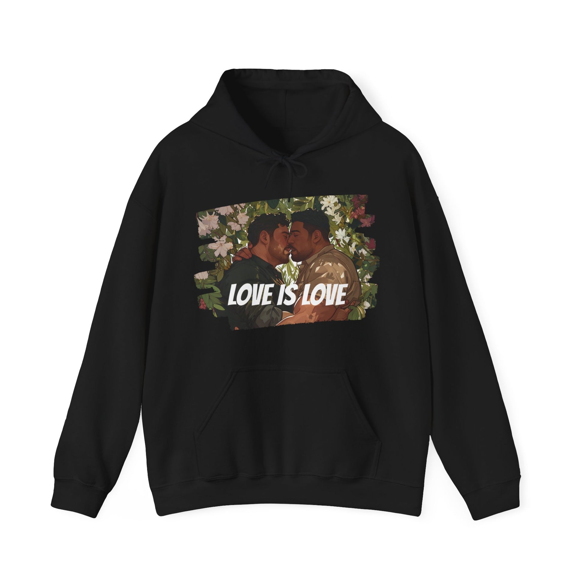 Love Is Love - Bears - Unisex Hoodie - Hoodie - Black - The Lucky Wombat