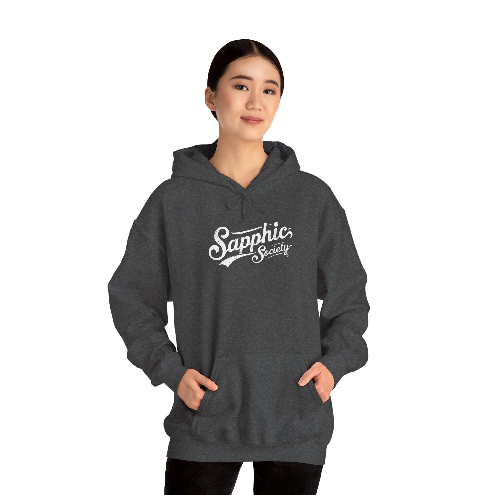 Sapphic Society Hoodie - Hoodie - The Lucky Wombat