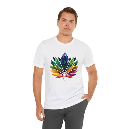 Rainbow-coloured Leaf - Unisex T-shirt
