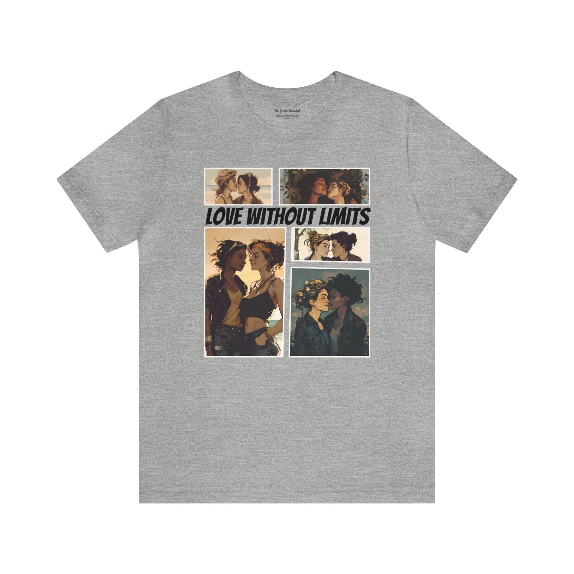 Love Without Limits - Girls - Unisex T-Shirt - T-Shirt - Athletic Heather - | The Lucky Wombat
