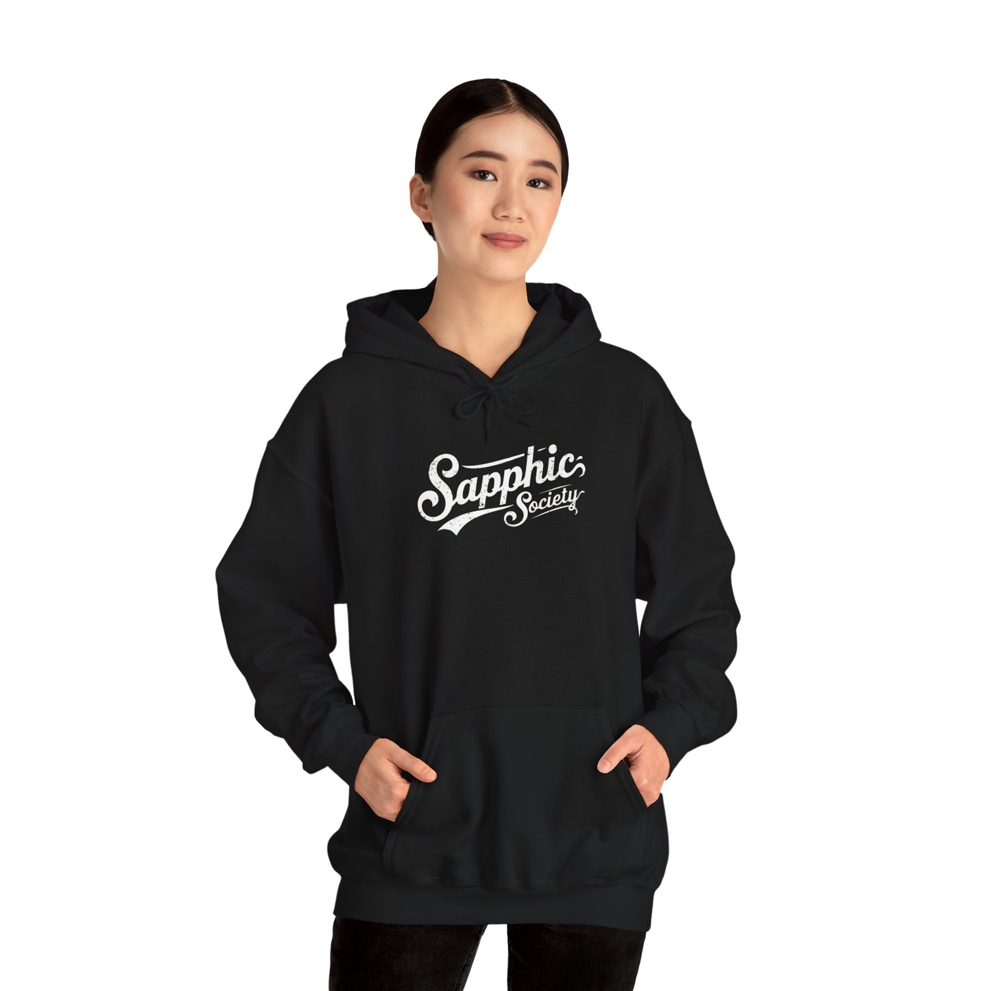 Sapphic Society Hoodie - Hoodie - The Lucky Wombat