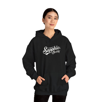 Sapphic Society Hoodie - Hoodie - The Lucky Wombat