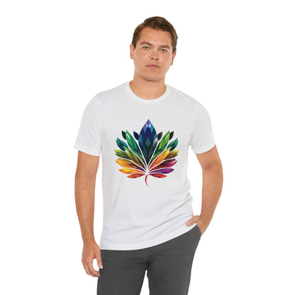 Rainbow-coloured Leaf - Unisex T-shirt