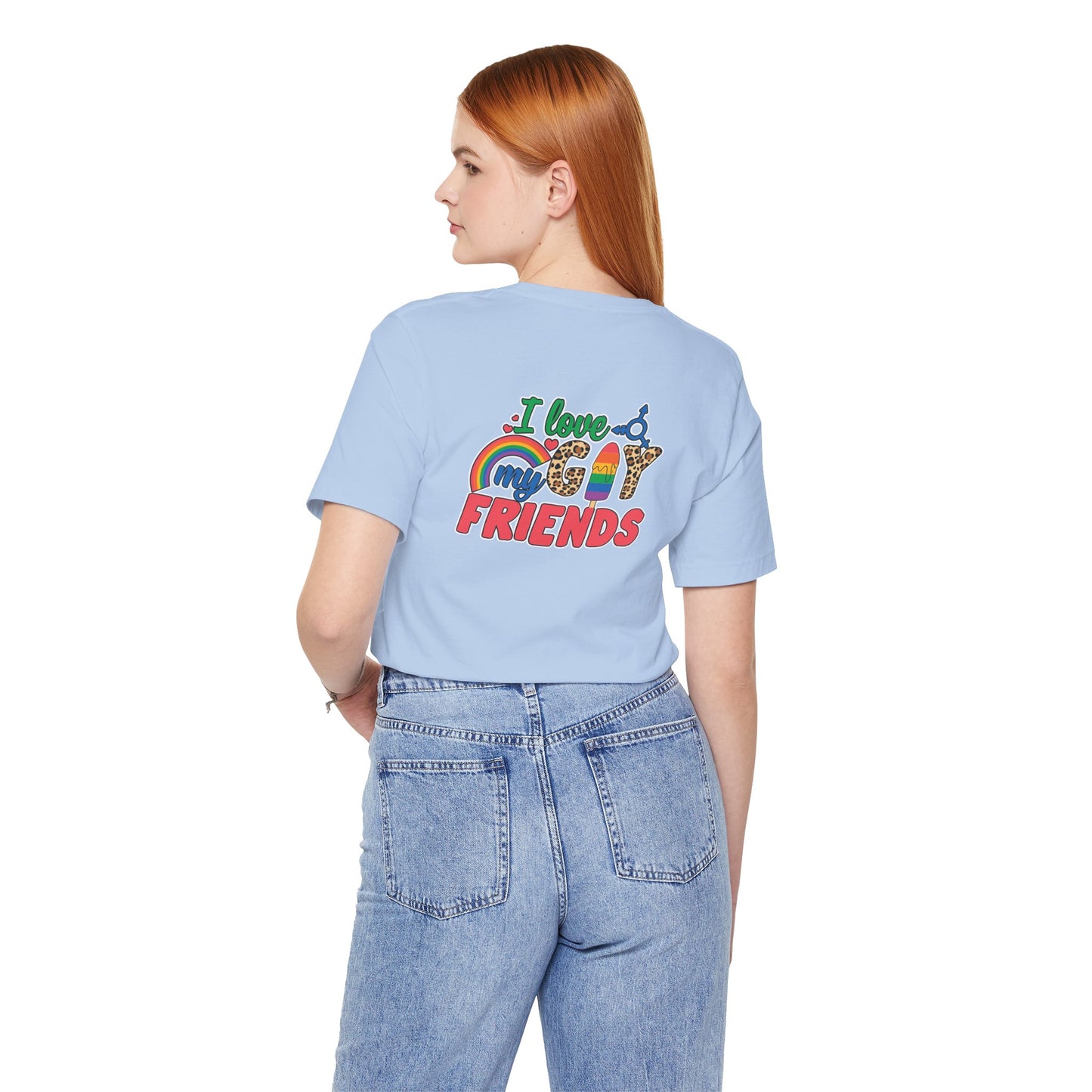 I Love My Gay Friends T-shirt - T-Shirt - Ash The Lucky Wombat