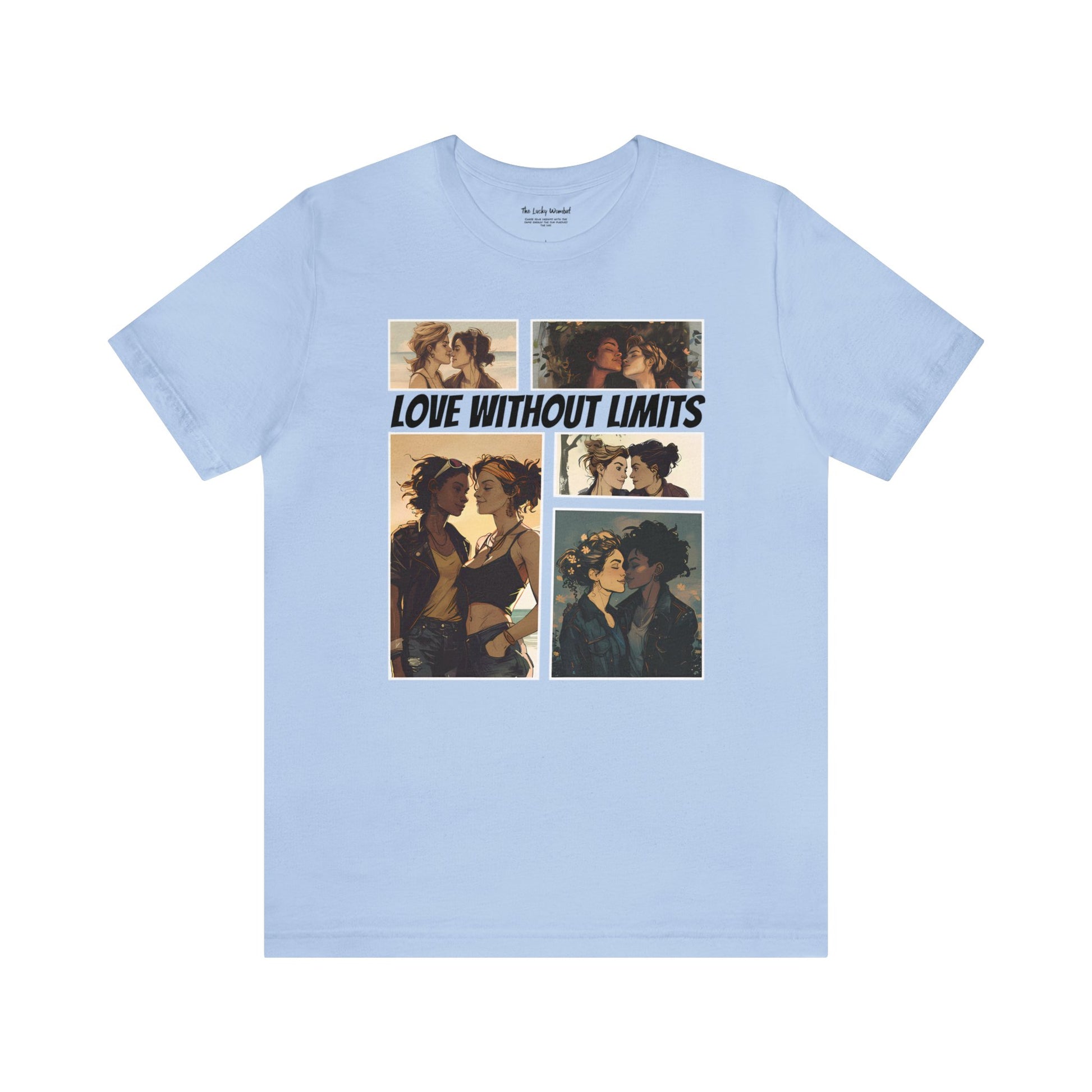 Love Without Limits - Girls - Unisex T-Shirt - T-Shirt - Baby Blue - | The Lucky Wombat
