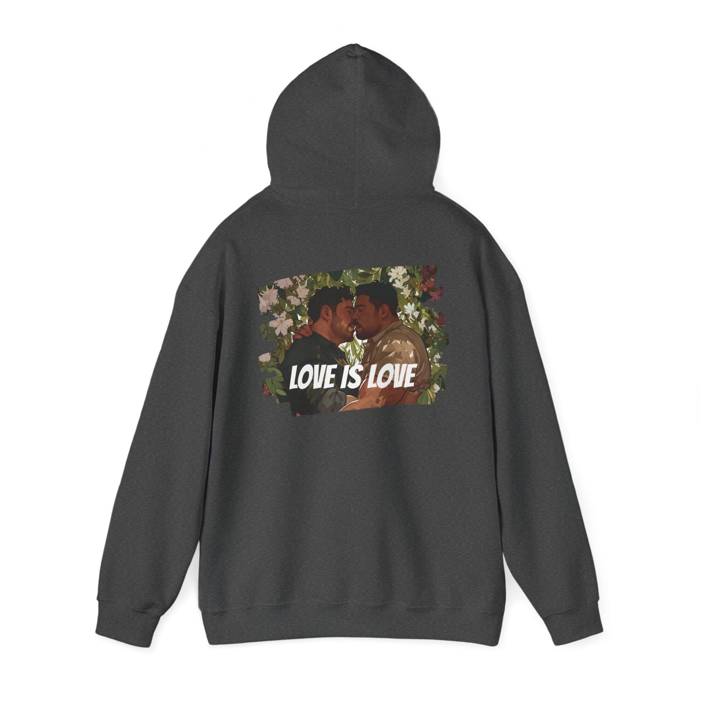 Love Is Love - Bears - Unisex Hoodie - Hoodie - Heather Navy - The Lucky Wombat