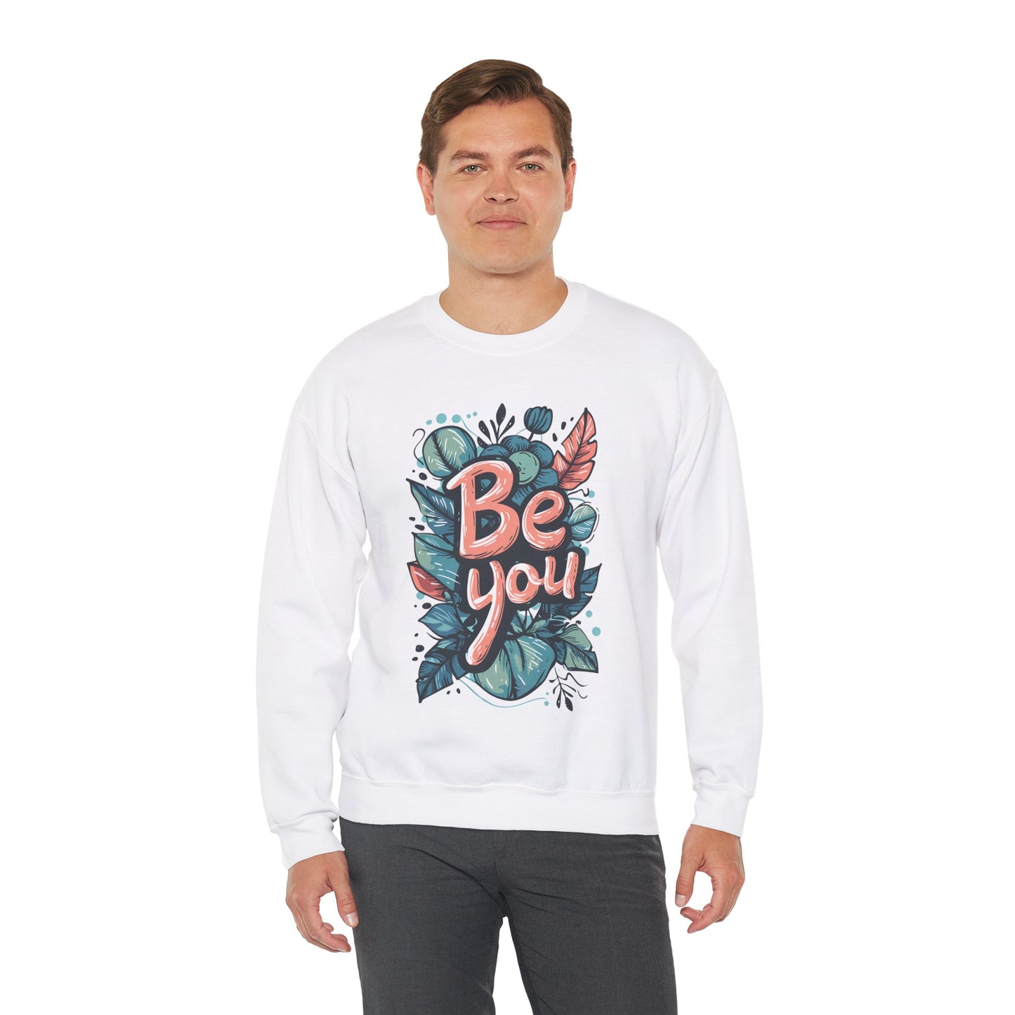 Leaves Be you Unisex Sweatshirt - Sweatshirt - The Lucky Wombat