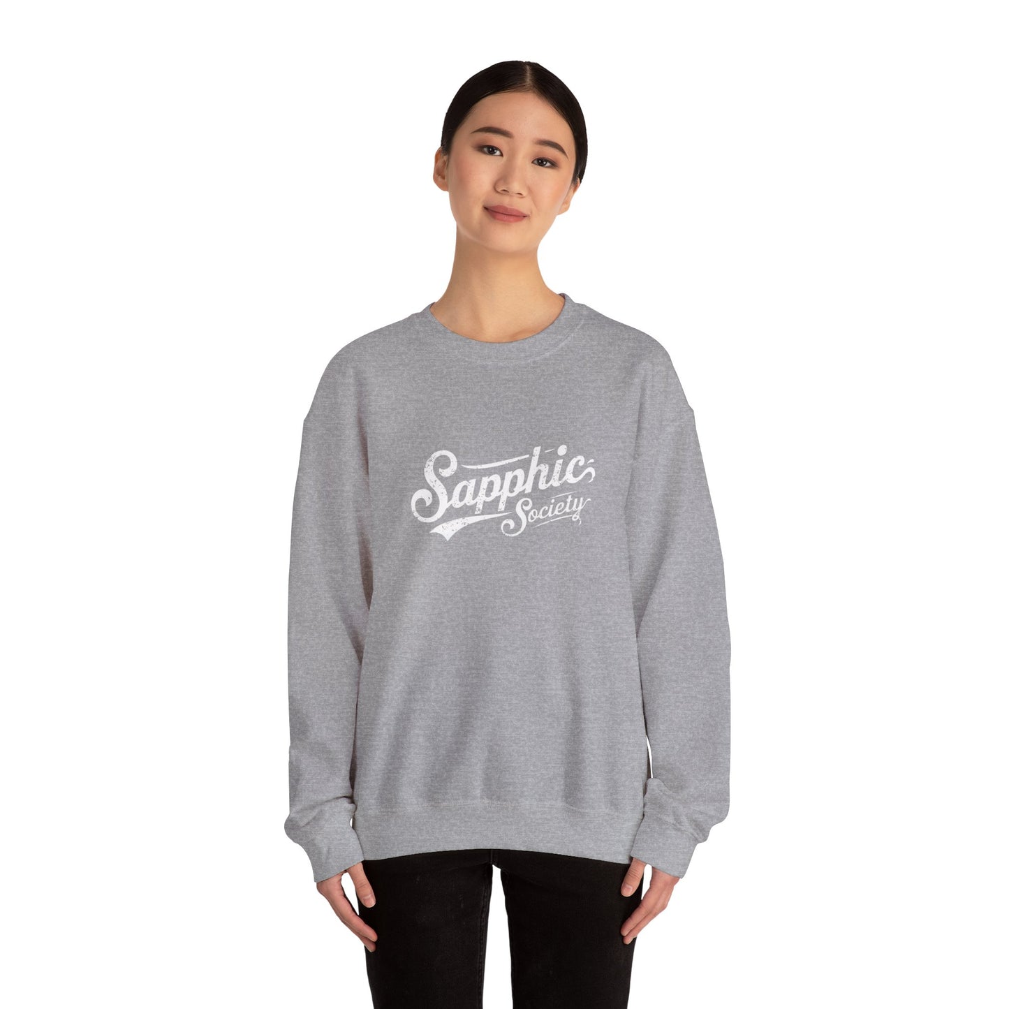 Sapphic Society Sweatshirt - Sweatshirt - The Lucky Wombat