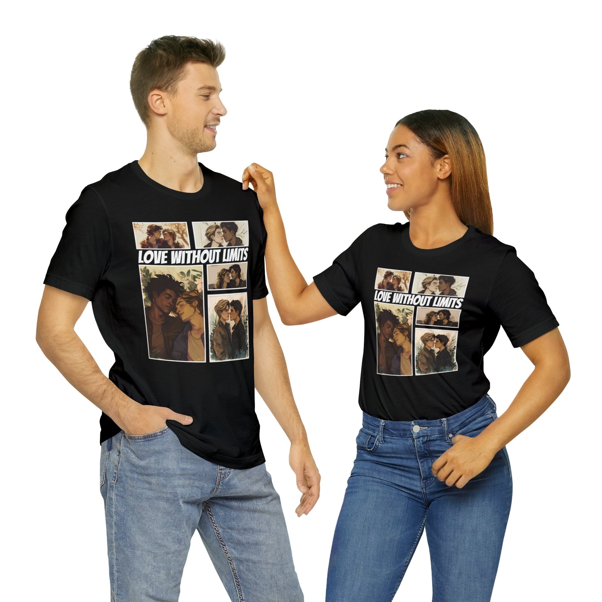 Love Without Limits - Boys - Unisex T-Shirt - T-Shirt - Athletic Heather The Lucky Wombat