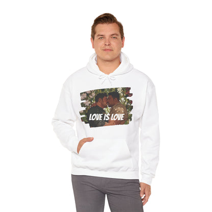 Love Is Love - Bears - Unisex Hoodie - Hoodie - Heather Navy - The Lucky Wombat