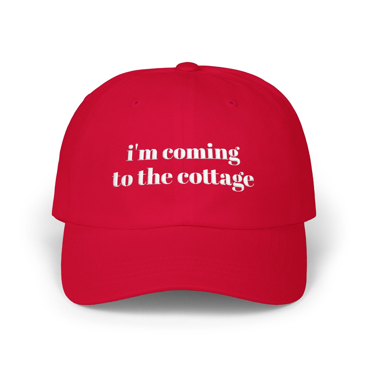 "I'm Coming to the Cottage" Classic Dad Cap